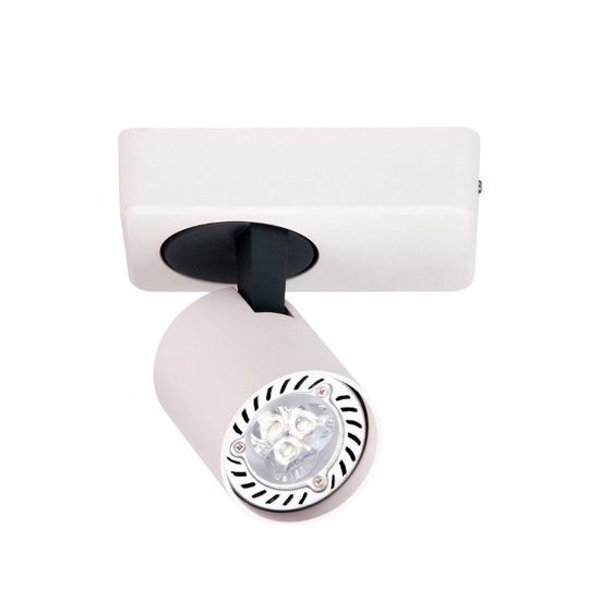 Faretto da soffitto bianco orientabile fp