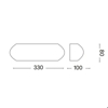 Giove ap1 applique per esterno ip54 antracite ideal lux