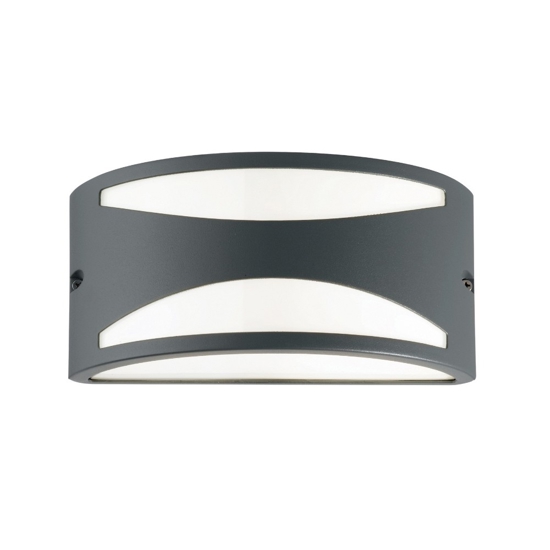 Rex-3 ap1 applique per esterno curva antracite ideal lux