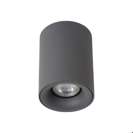 Faretto dimmerabile da soffitto cilindro antracite