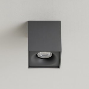 Faretto cubo da soffitto 4.5w 3000k dimmerabile grafite