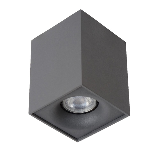 Faretto cubo da soffitto 4.5w 3000k dimmerabile grafite