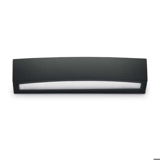 Applique da esterno andromeda ap2 nero ideal lux rettangolare