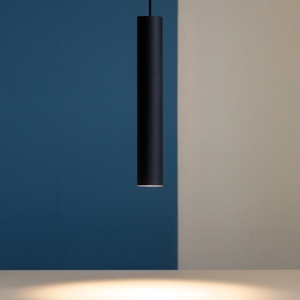 Ideal lux look sp1 d06 lampada a sospensione cilindro nero