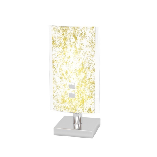 Abat-jour vetro foglia oro top light shadow