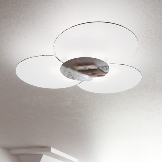 Plafoniera camera da letto top light clover