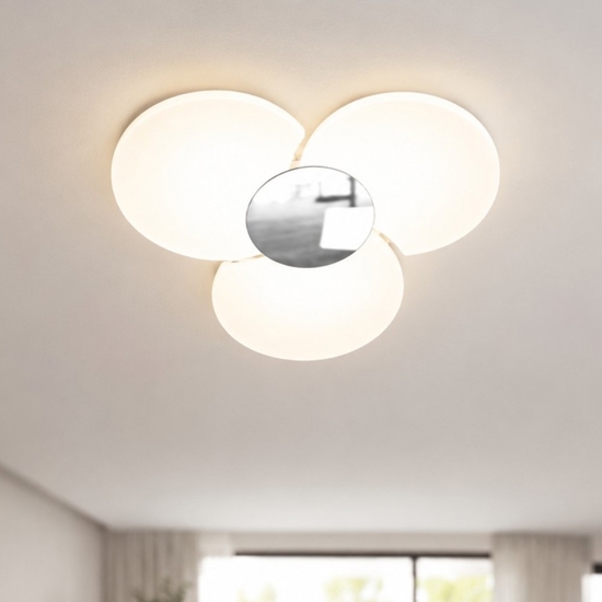 Plafoniera moderna bianca top light clover