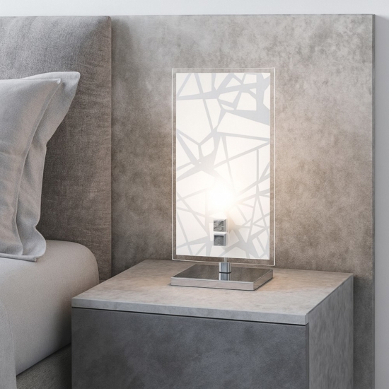 Abat-jour da comodino design moderno top light stripes