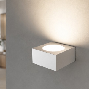 Applique moderna led bianco da parete area toplight