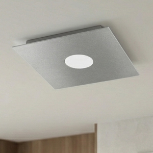 Plafoniera per cucina quadrata grigio moderna top light area