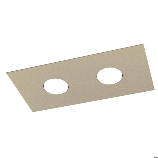 Area toplight plafoniera rettangolare moderna sabbia