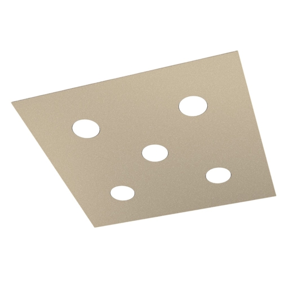 Toplight area plafoniera quadrata per cucina moderna sabbia
