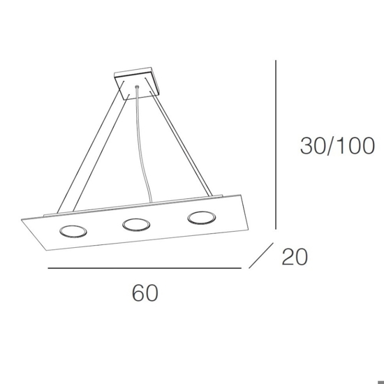 Lampadario per cucina moderna bianco top light area