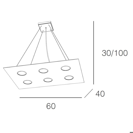 Area toplight lampadario moderno per soggiorno sabbia