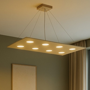 Lampadario moderno per soggiorno sabbia toplight area