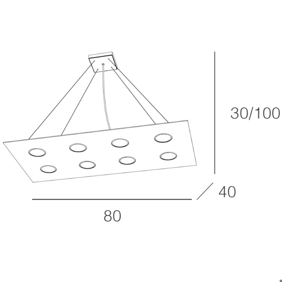 Lampadario moderno per soggiorno sabbia toplight area
