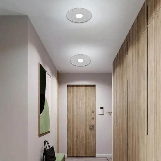Plafoniera moderna rotonda grigio top light cloud