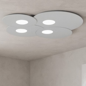 Plafoniera da soffitto per cucina moderna grigio toplight cloud