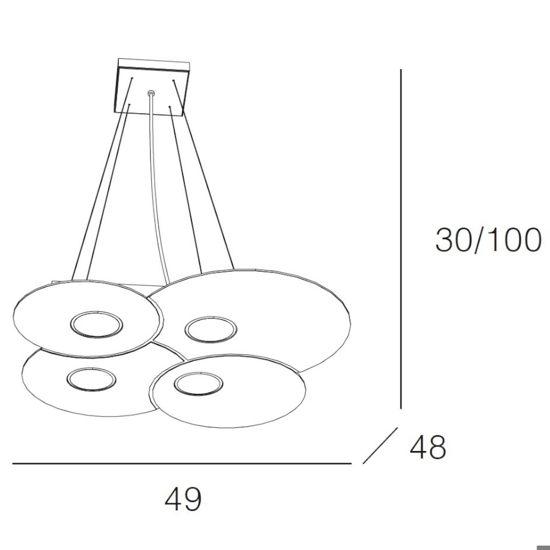Lampadario design per cucina moderna sabbia top light cloud