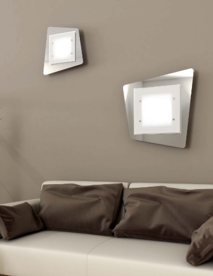 <fuori prod> plafoniera moderna in vetro e metallo ultimo pezzo disponibile