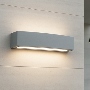 Applique da esterno andromeda ap2 grigio ideal lux