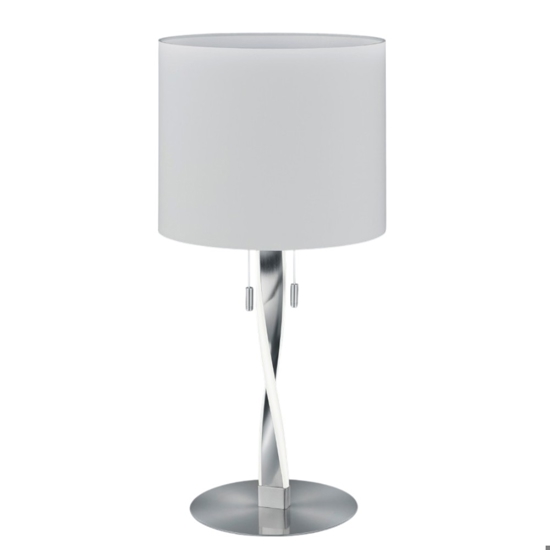 Lampada da tavolo grigio moderna per soggiorno