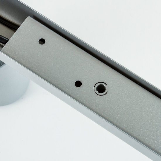 Plafoniera moderna grigio con 6 spot orientabili