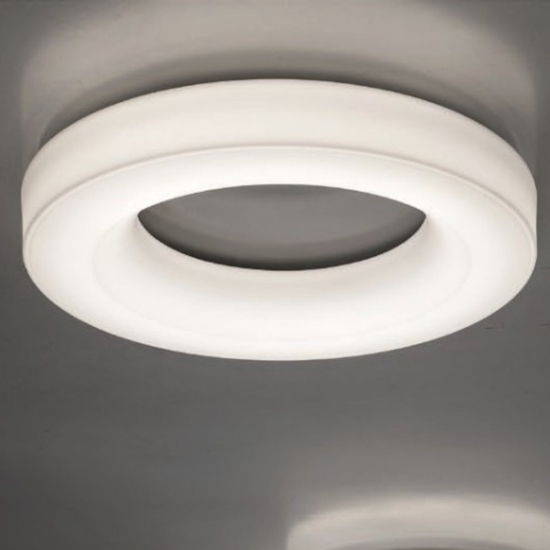 Plafoniera led per soggiorno 4000k dimmerabile saturn stilnovo