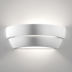 Applique di gesso ceramica bianco 