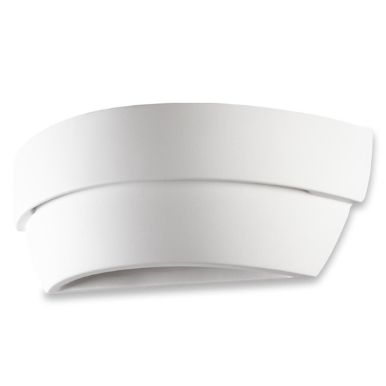 Applique di gesso ceramica bianco 