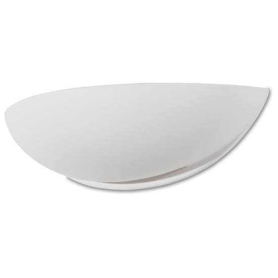 Applique di gesso ceramica per interni bianco