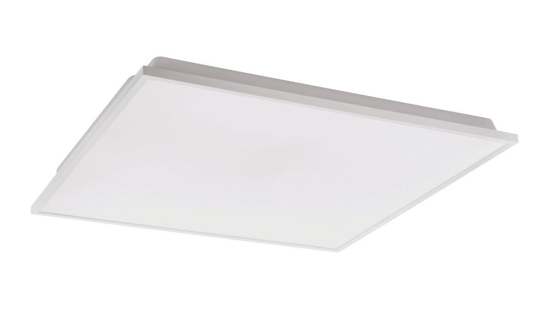 Plafoniera quadrata bianca led dimmerabile 32w controllo remoto app herrora eglo