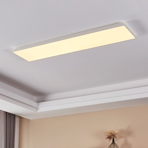 Eglo herrora plafoniera led 120x30 bianca 32w app moderna