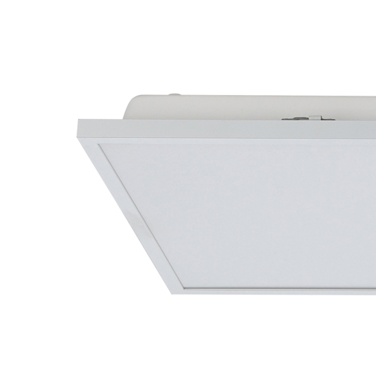 Eglo herrora plafoniera led 120x30 bianca 32w controllo remoto app da 2700k a 6500k