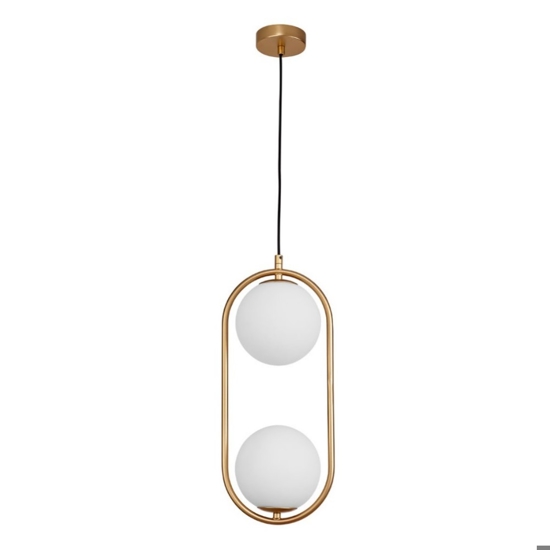 Lampadario pendente oro per comodini camera da letto