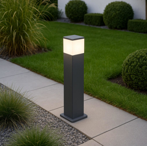 Top light como lampioncino da giardino moderno grigio 50cm ip65