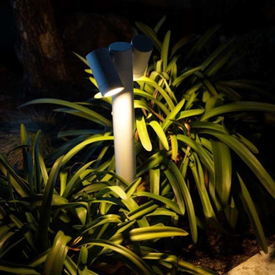 Lampioncino da esterno antracite gea luce luci orientabili