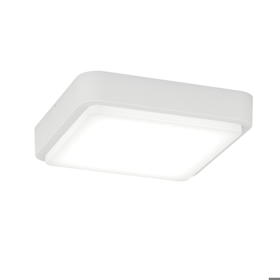Top light irvine plafoniera quadrata per esterno moderna bianca