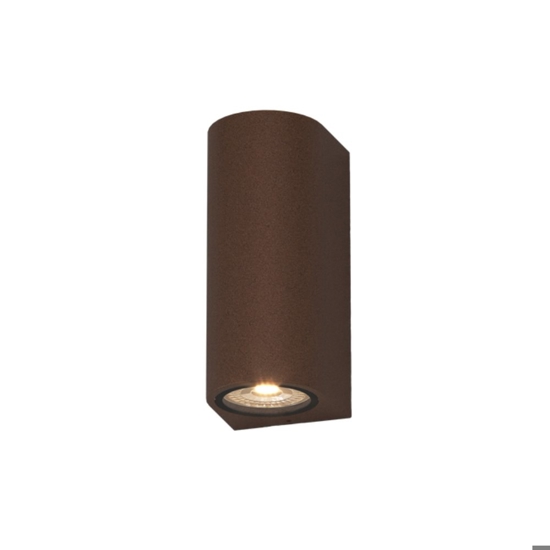 Top light lione applique corten da esterno moderna ip65