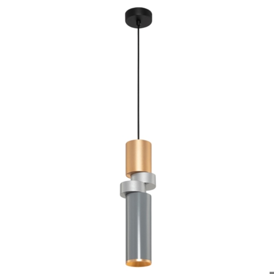 Lampada a sospensione palette oro argento per camera da letto maytoni
