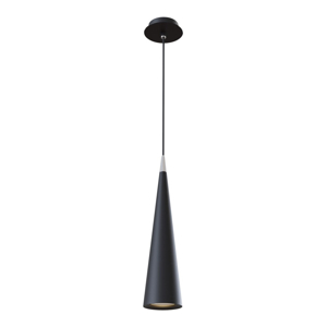 Lampada sospensione per isola cucina cono nero fp