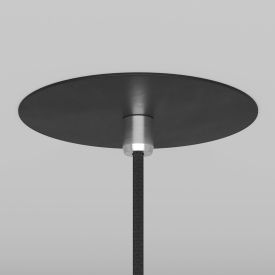 Lampada sospensione per isola cucina cono nero fp
