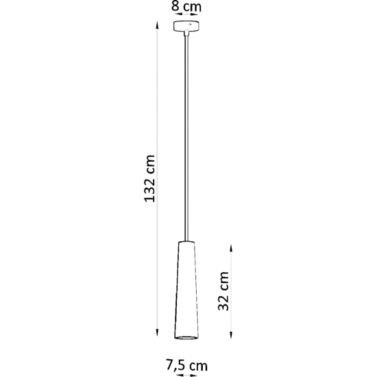 Lampada a sospensione di gesso bianco
