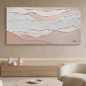 Quadro astratto onde del mondo 60x120 moderno