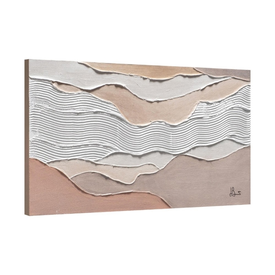 Quadro astratto onde del mondo 60x120 moderno