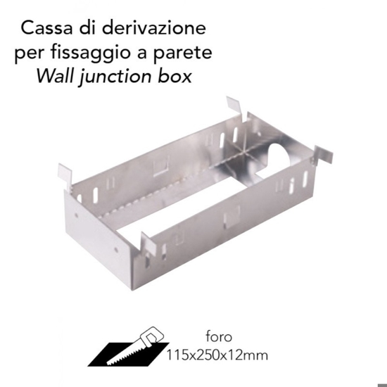 Controcassa per segnapasso da incasso 