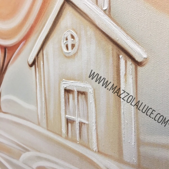 Quadro moderno il sentiero dell amore 122x72