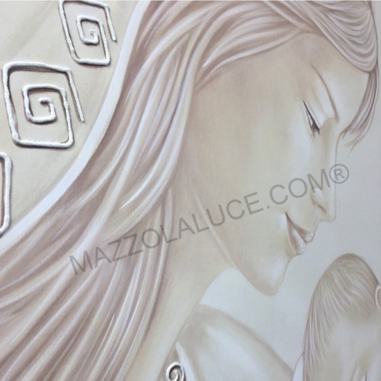Quadro capoletto classico sacra famiglia 122x72 capezzale decorato