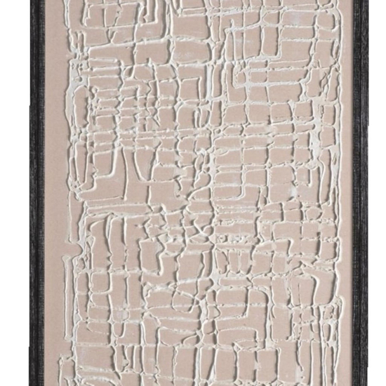 Quadro verticale astratto moderno decorato con cornice 60x120