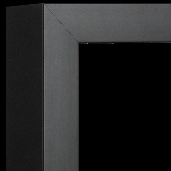 Quadro astratto 100x100 cm cornice legno nero per salotto